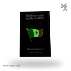Mexico's Flag Glow In The Dark "Premium Magnetic Pin"