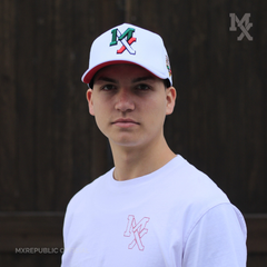 Blanca Tricolor "MX Republic Premium Snapback Cap"